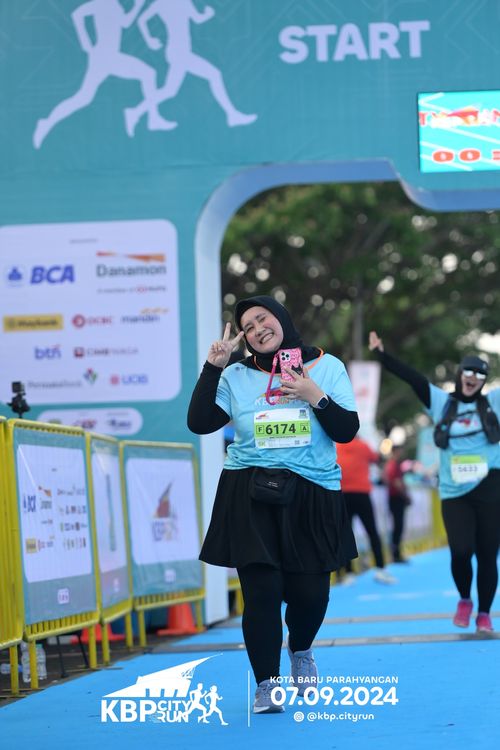 Race photo from KBP City Run 2024