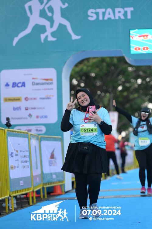 Race photo from KBP City Run 2024