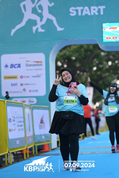Race photo from KBP City Run 2024
