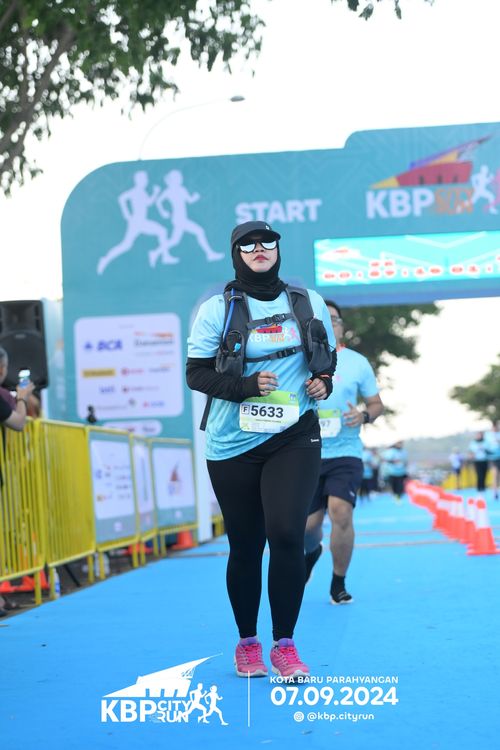 Race photo from KBP City Run 2024
