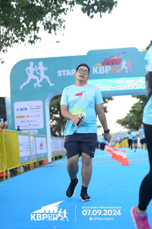Race photo from KBP City Run 2024