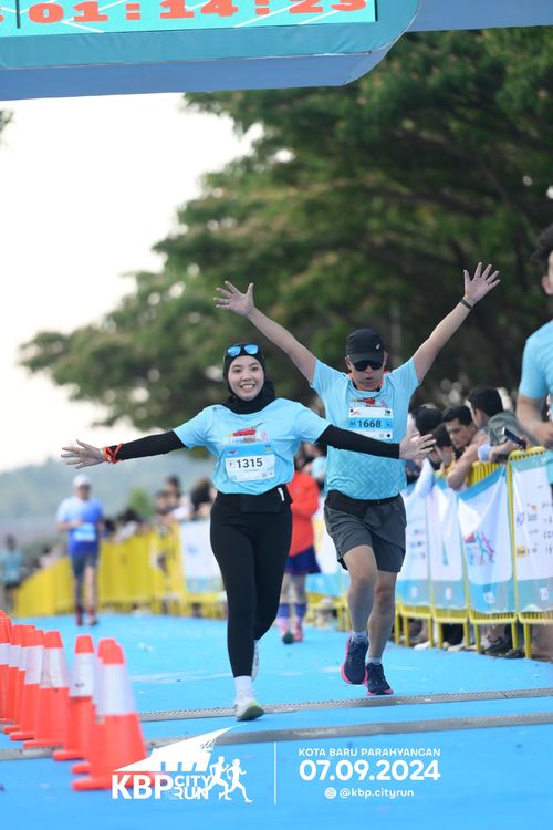 Race photo from KBP City Run 2024