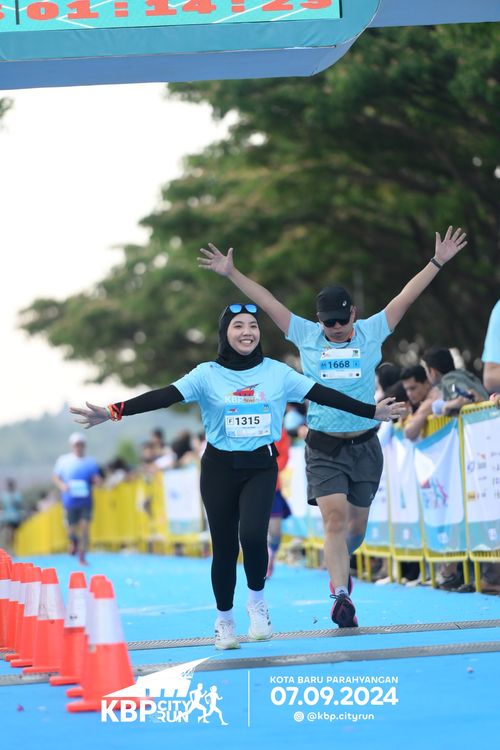 Race photo from KBP City Run 2024