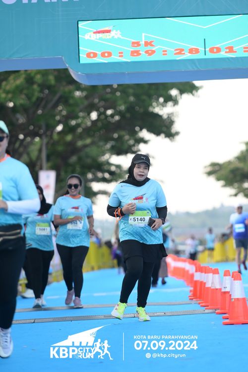 Race photo from KBP City Run 2024