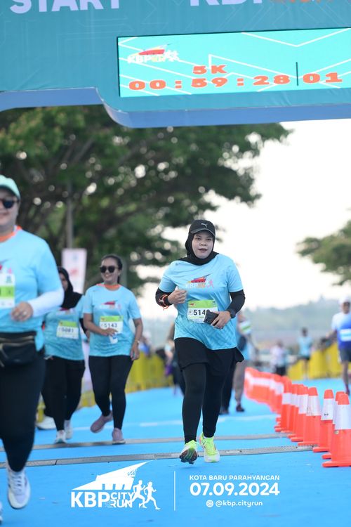 Race photo from KBP City Run 2024