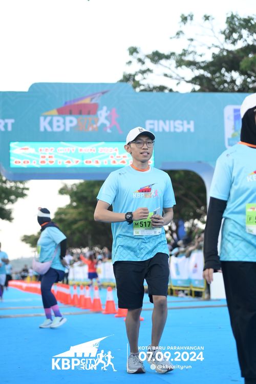 Race photo from KBP City Run 2024