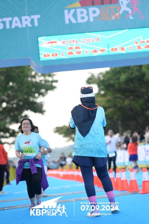 Race photo from KBP City Run 2024