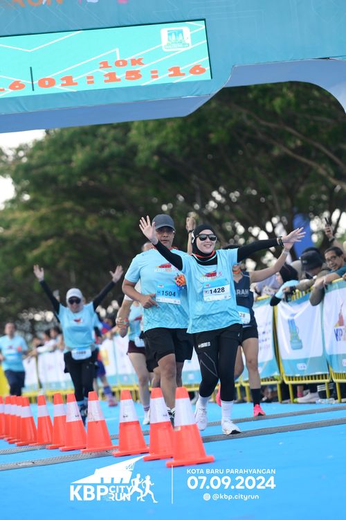 Race photo from KBP City Run 2024