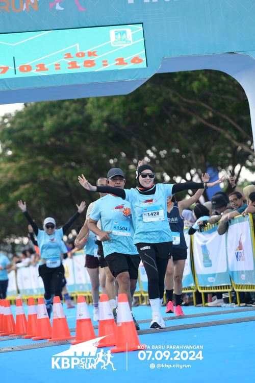 Race photo from KBP City Run 2024
