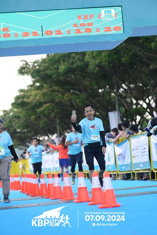 Race photo from KBP City Run 2024
