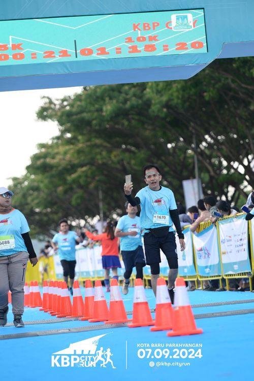 Race photo from KBP City Run 2024