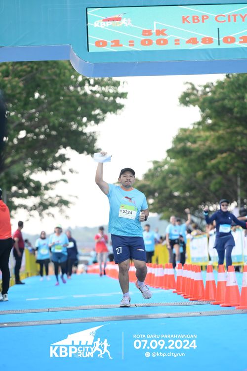 Race photo from KBP City Run 2024