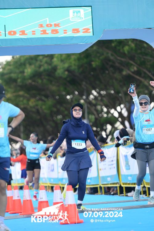 Race photo from KBP City Run 2024
