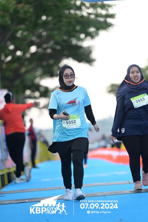 Race photo from KBP City Run 2024