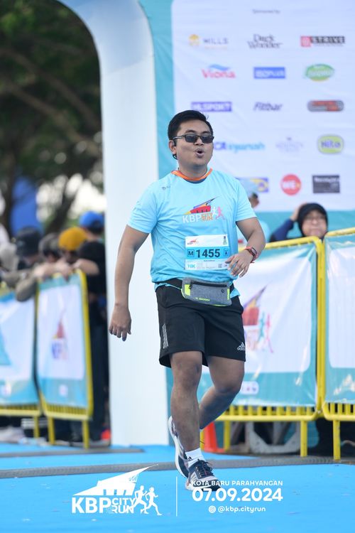 Race photo from KBP City Run 2024