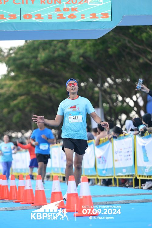Race photo from KBP City Run 2024