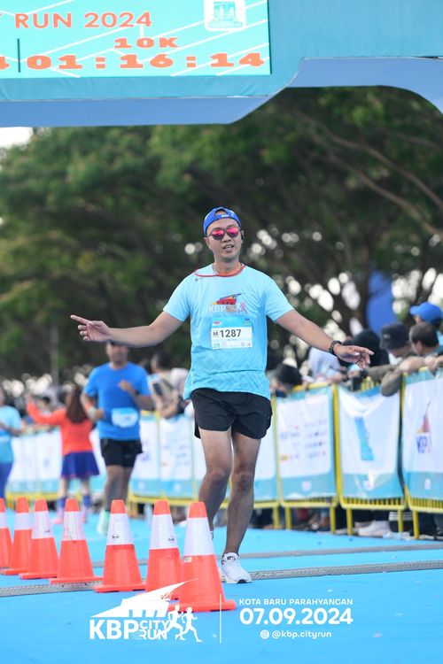Race photo from KBP City Run 2024