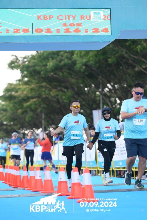 Race photo from KBP City Run 2024