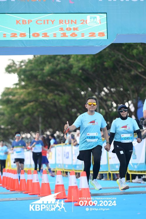 Race photo from KBP City Run 2024