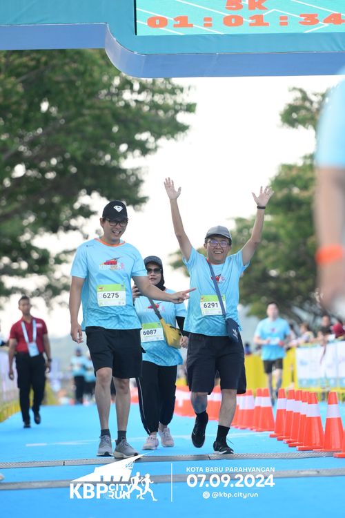 Race photo from KBP City Run 2024