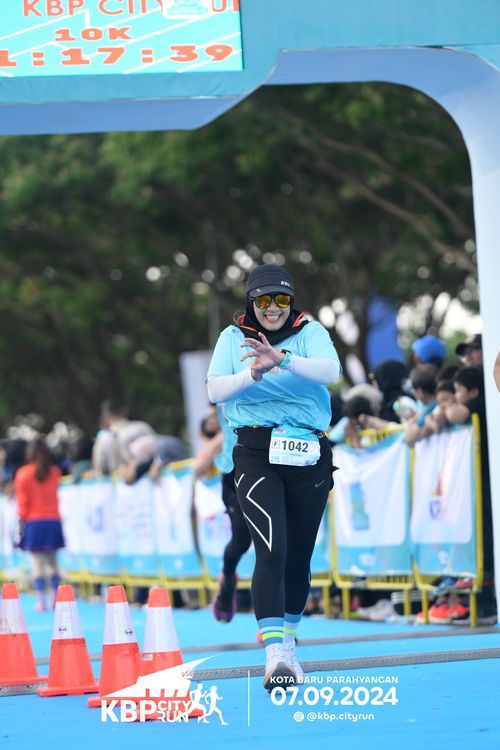 Race photo from KBP City Run 2024