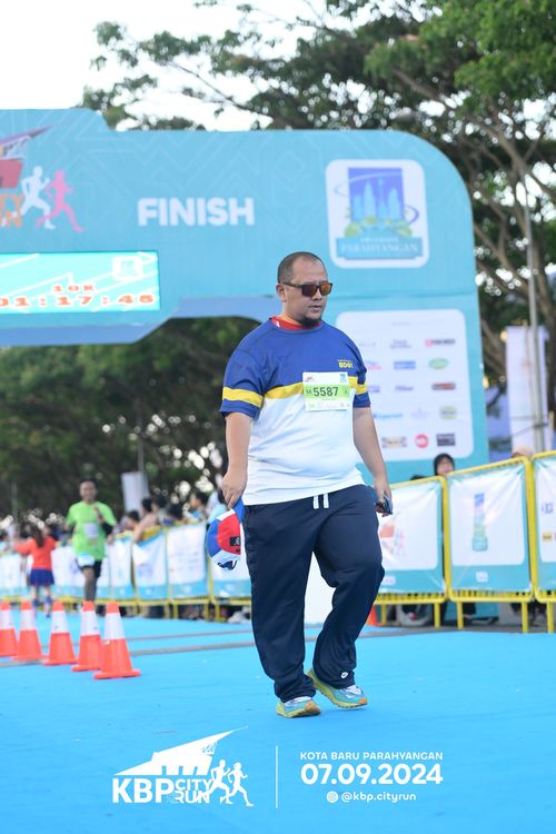 Race photo from KBP City Run 2024