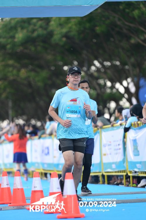 Race photo from KBP City Run 2024