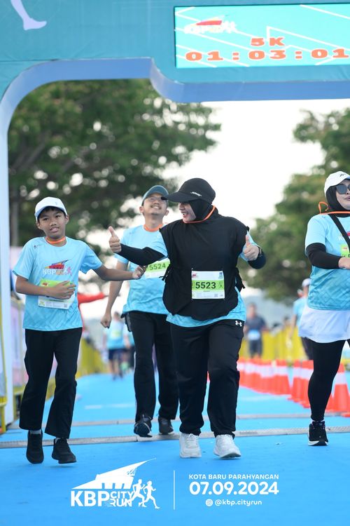 Race photo from KBP City Run 2024