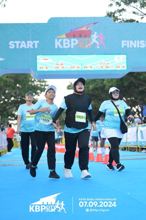 Race photo from KBP City Run 2024