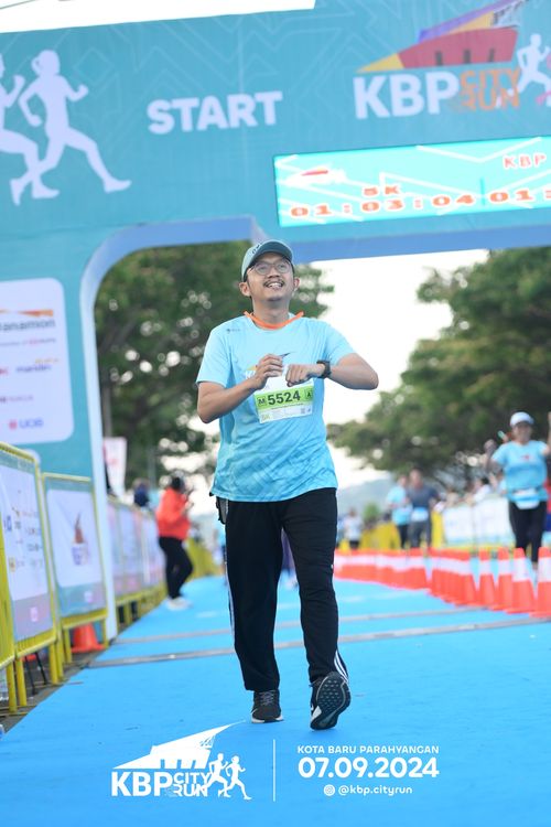Race photo from KBP City Run 2024