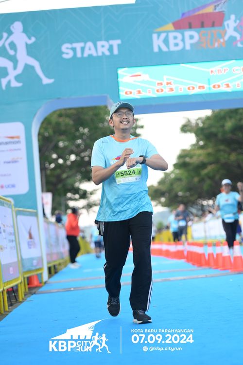 Race photo from KBP City Run 2024