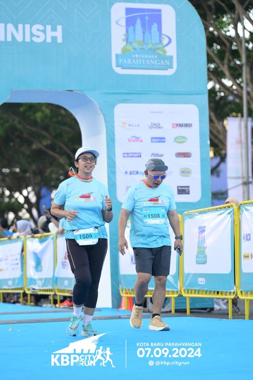 Race photo from KBP City Run 2024