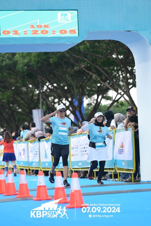 Race photo from KBP City Run 2024