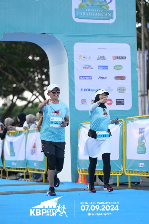 Race photo from KBP City Run 2024