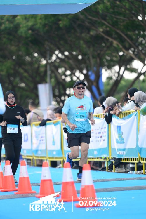 Race photo from KBP City Run 2024