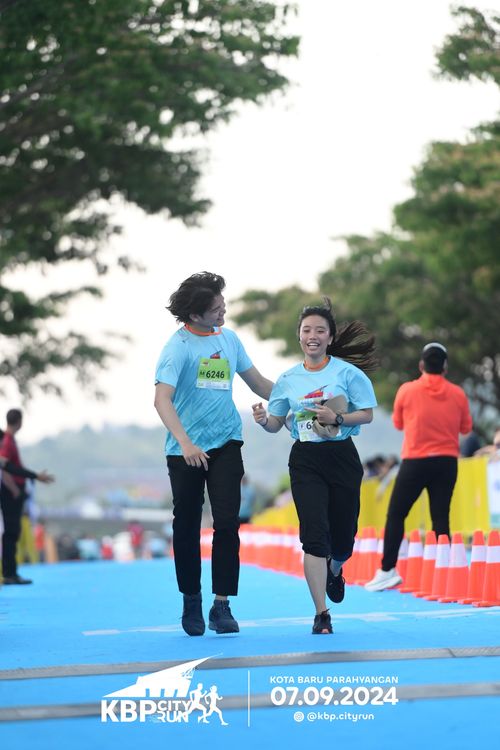 Race photo from KBP City Run 2024