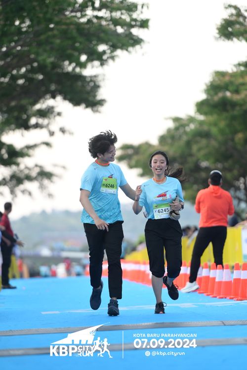 Race photo from KBP City Run 2024