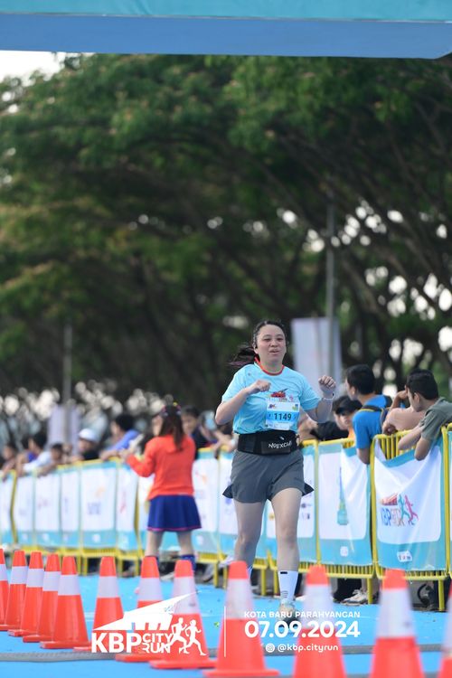 Race photo from KBP City Run 2024
