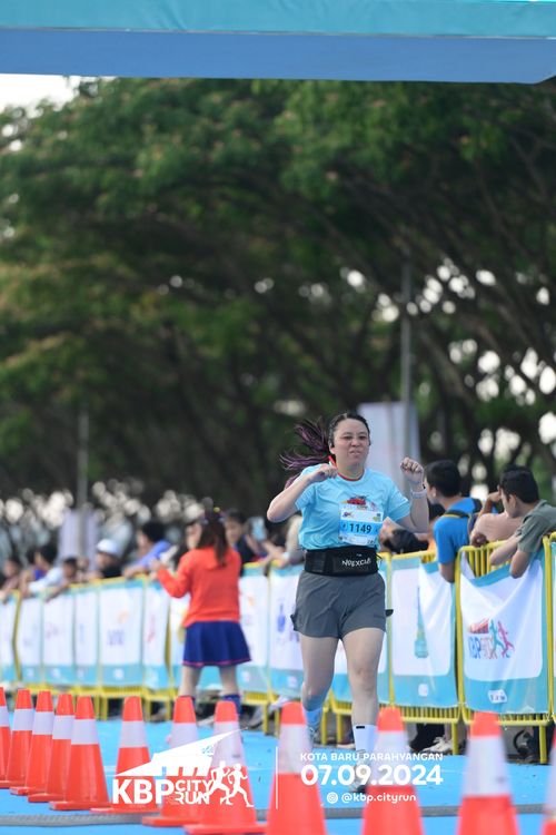 Race photo from KBP City Run 2024