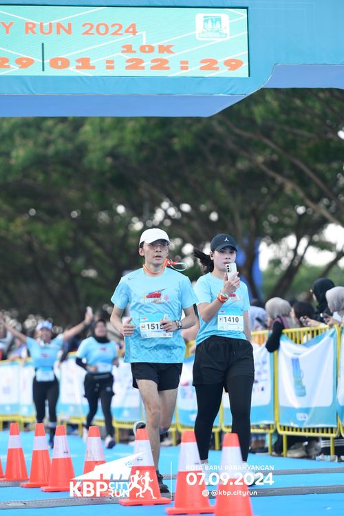 Race photo from KBP City Run 2024