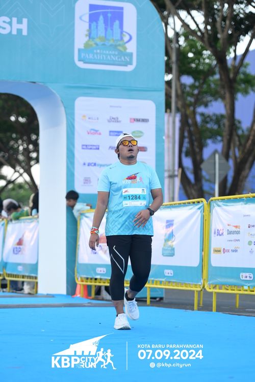 Race photo from KBP City Run 2024