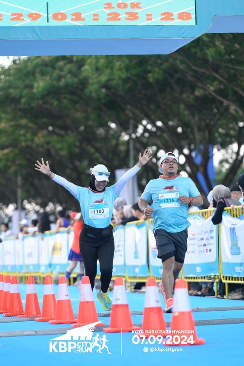 Race photo from KBP City Run 2024