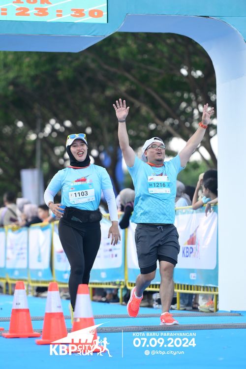Race photo from KBP City Run 2024