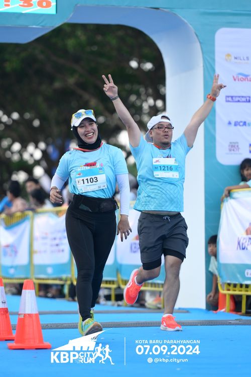 Race photo from KBP City Run 2024