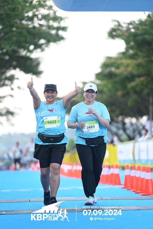 Race photo from KBP City Run 2024
