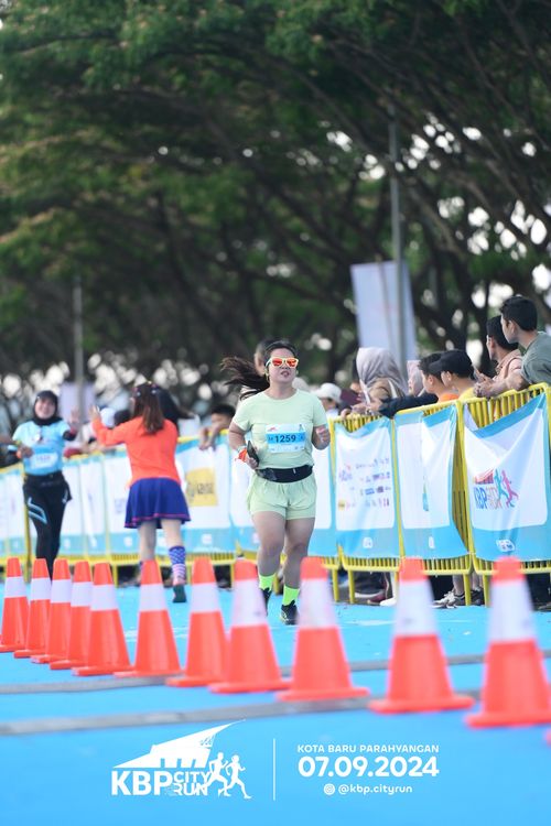Race photo from KBP City Run 2024
