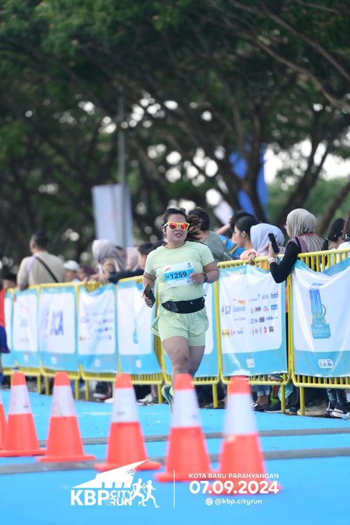 Race photo from KBP City Run 2024