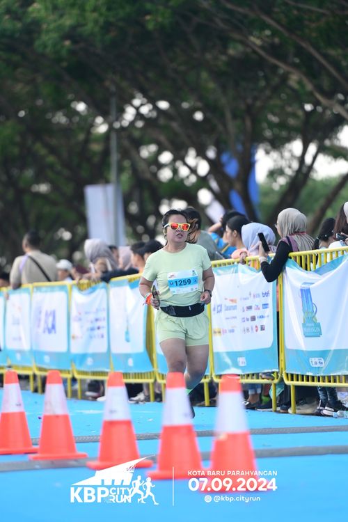 Race photo from KBP City Run 2024