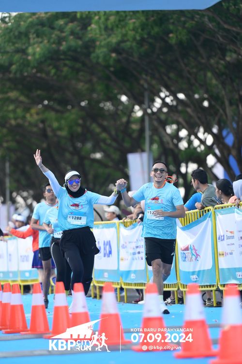 Race photo from KBP City Run 2024