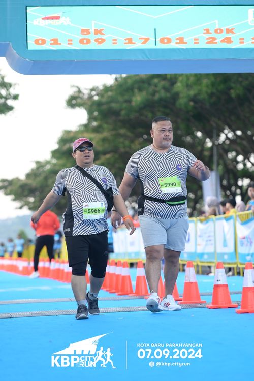 Race photo from KBP City Run 2024